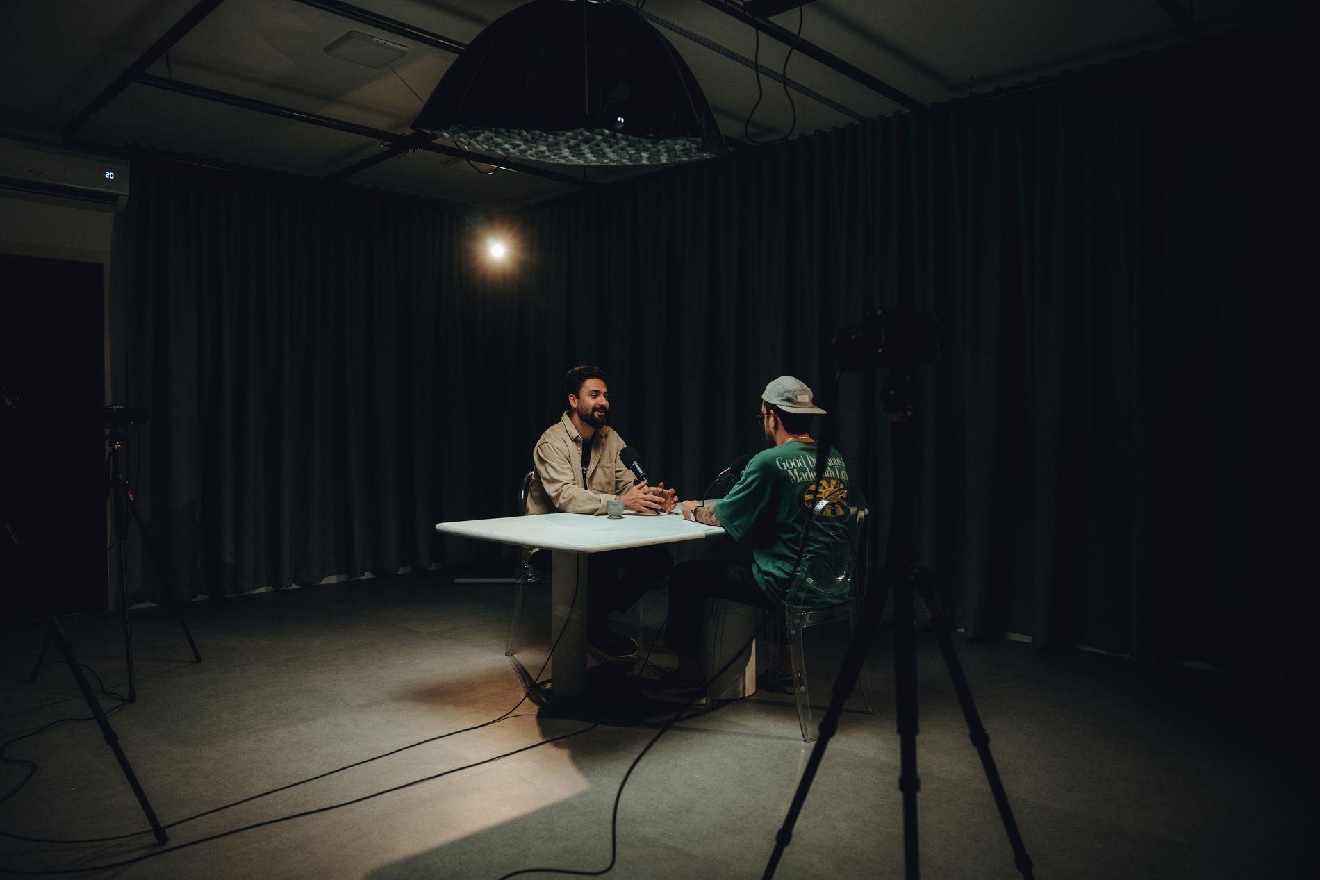 Set de podcast do Estudio Nero